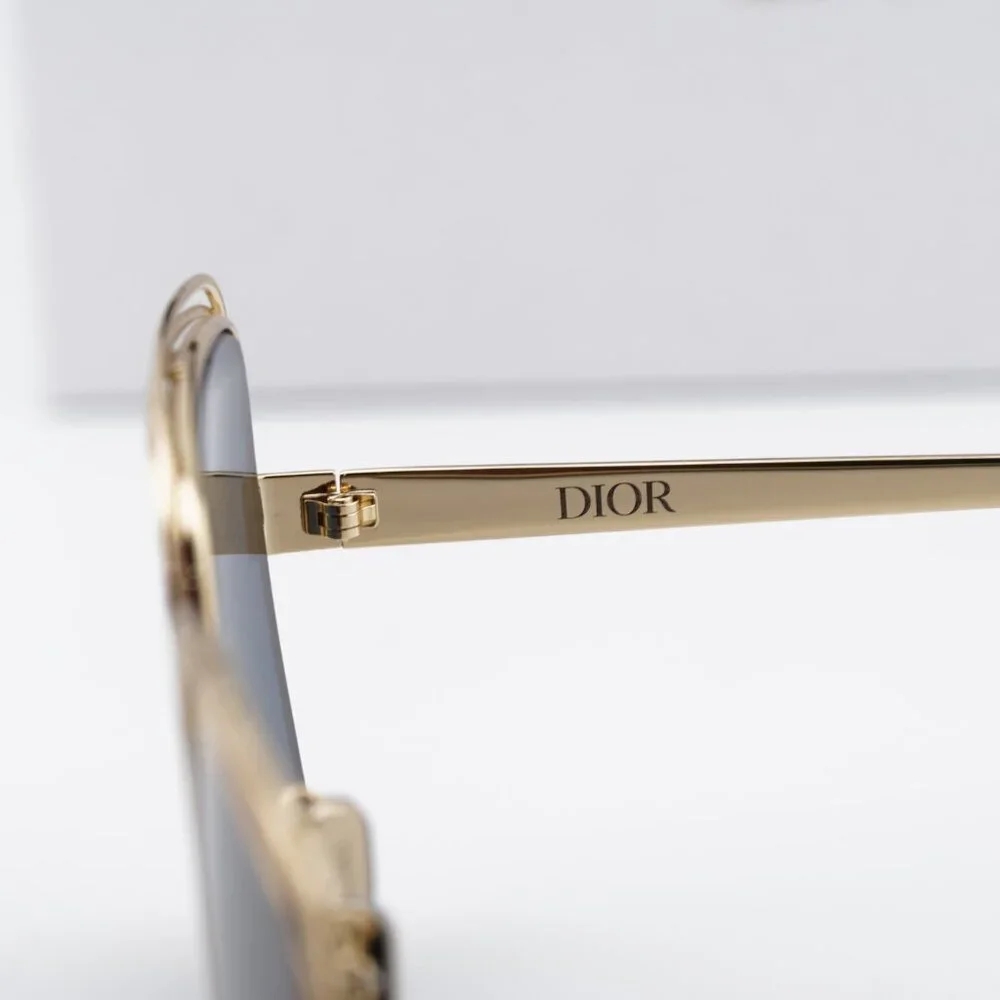 Dior FILDIOR S1U B0B0 Square Sunglasses - Gold\ Blue - Picture 8 of 10